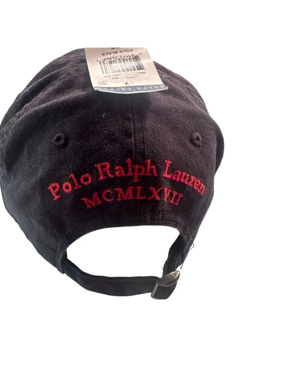 Polo Ralph Lauren Big Pony 3 Cap MCMLXVII Cotton Baseball Hat Logo Embroidered